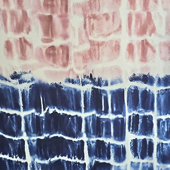 π Boho Casual Tie-Dye Midi Summer Dress Sleeveless Soft Knit Color Block Look - Picture 6 of 13